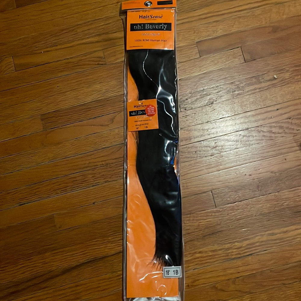 Hair sense brand. Human hair 7 piece clip on